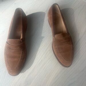 Brooks Brothers Light Brown Suede Loafers